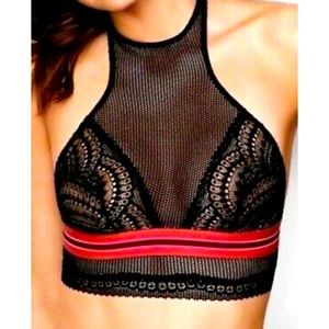 VS Dream Angels High Neck Lace Bralette